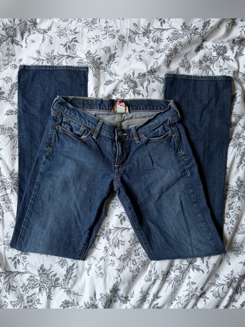 Lucky Brand Deep Indigo Straight-Leg Jeans